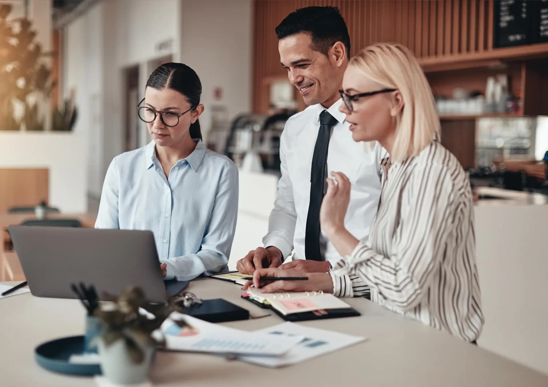 Professionnels au travail
